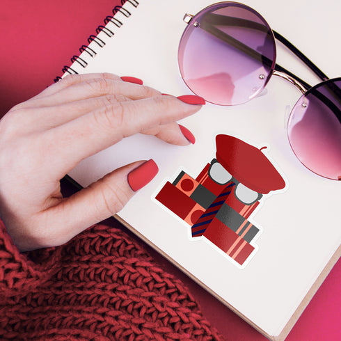 Max Fischer Premium Vinyl Sticker, Rushmore Wes Anderson-Inspired Laptop Decal